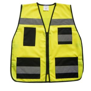 Reflective Safety Vest With Pocket